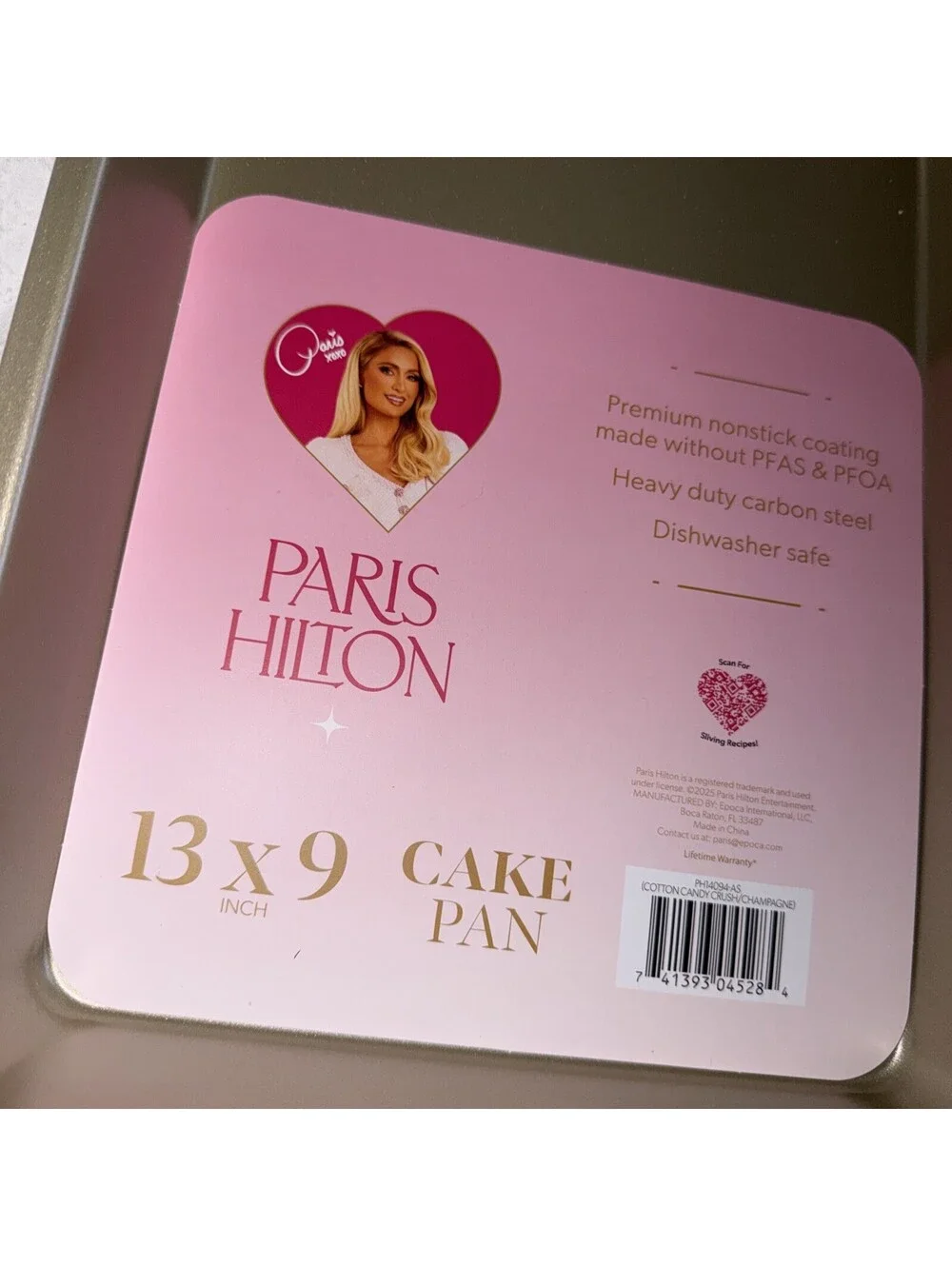 Paris Hilton Nonstick Carbon Steel Bakeware 13